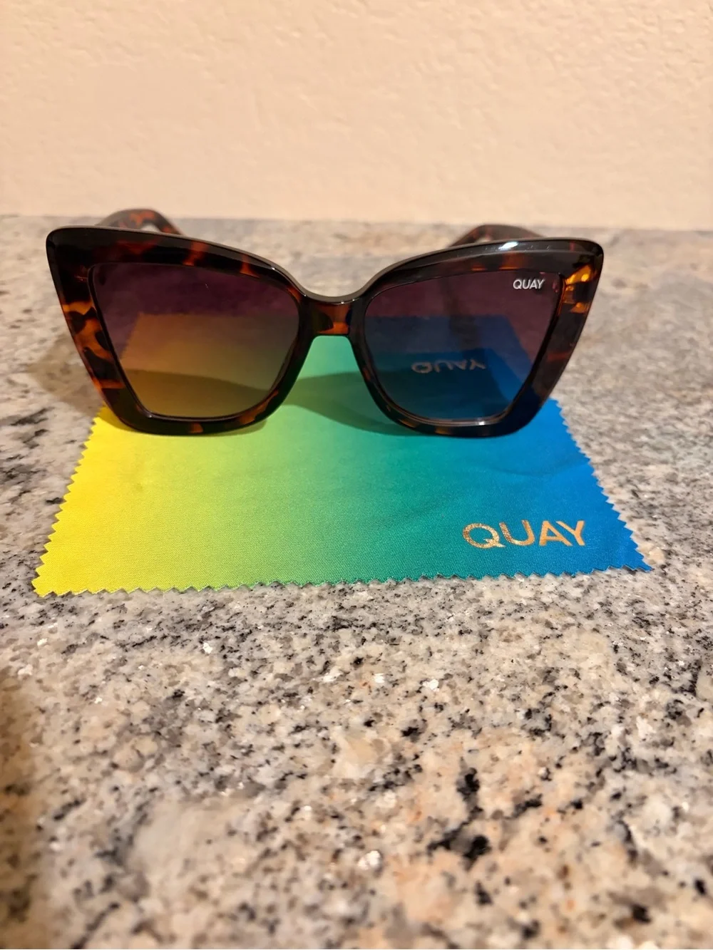 Quay Australia Tortoiseshell Frame with Brown Lenses Sunglasses